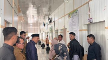 Hari Kedua Jabat Bupati,Suhaidi Sidak Pelayanan RSUD M.Alikasim