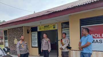 Kapolres Simalungun Pagi-Pagi Sambangi Polsek Panei Tongah, Pastikan Personel Siap Melayani Rakyat