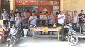 Polsek Gunung Malela Bongkar Jaringan Kriminal Serbabisa, Kapolres Simalungun Apresiasi Kerja Tim: “Salam Presisi!”