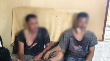 Masyarakat Hubungi 110, Polsek Dolok Batu Nanggar dan Unit Jatanras Polres Simalungun Sigap Bekuk Dua Pencuri Anak Lembu yang Kabur Pakai Mobil Sedan