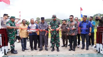Pangdam I/BB Resmikan Jembatan Bailey di Tarutung, Akses Warga Hutagalung Siwaluompu Kini Lebih Lancar