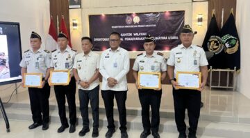 Lapas Sibolga Terima Penghargaan Atas Penilaian Maladministrasi Pelayanan Publik Tahun 2025 Ombudsman RI