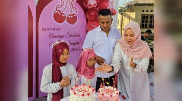 Penuh Sukacita, Keluarga Dongan Nauli Siagian dan Rifdah Yanti Gelar Syukuran Ulang Tahun Dua Putri Tercinta