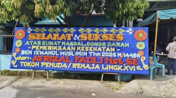 Tokoh Pemuda Lingkungan XVI Afrizal Fadli Nasution SE Apresiasi Kesuksesan Bakti Sosial BKM Ikhwanul Muslimin 2026