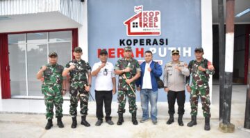 Danrem 031/Wira Bima Pastikan Kesiapan Koperasi Desa/Kelurahan Merah Putih Melalui Peninjauan Lapangan di Sejumlah Lokasi di Kabupaten Indragiri Hilir