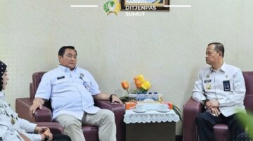 Perkuat Sinergi Berantas Narkoba, Kakanwil Ditjenpas Sumut Jalu Yuswa Panjang Audiensi dengan Kepala BNNP Sumatera Utara