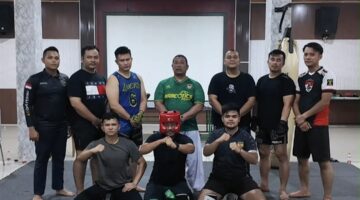 Petugas Lapas Kelas I Medan Asah Kemampuan Boxing, Tingkatkan Kebugaran dan Kesiapsiagaan
