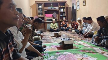 Masyarakat Blok 6 Helvetia Medan Padati Tahlilan Malam Ketiga Almarhum Teuku Iwan Yoeswardi