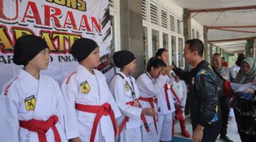 Dandim 0603/Lebak Resmi Buka Kejuaraan Karate Antar Dojo INKAI, Jaring Bibit Atlet Unggul Sambut HUT ke-81 RI