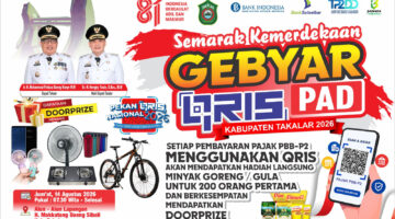 Gebyar QRIS PAD Takalar Semarakkan HUT ke-81 RI, Bayar PBB-P2 Digital Berhadiah