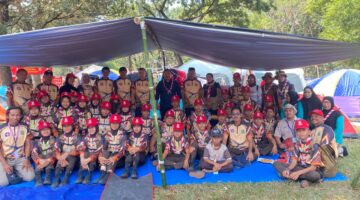 Pastikan Logistik Aman, Bupati Takalar Sambangi Langsung Tenda Kontingen Jamnas XII di Cibubur