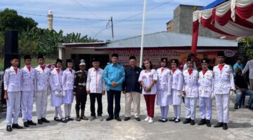Mantan Deputi Menpora Inpektur Upacara Bendera HUT RI DPW IMO Indonesia Sumut
