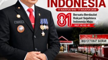 Drs. Muhammad Rusli, M.M. Sampaikan Ucapan HUT RI ke-81, Ajak Masyarakat Jaga Persatuan dan Semangat Kemajuan