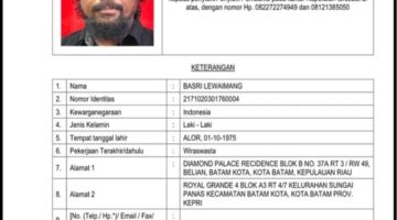 BASRI LEWAIMANG RESMI DITETAPKAN DPO NARKOTIKA