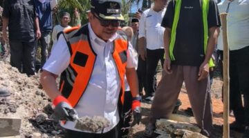 Bupati Takalar Daeng Manye, Letakkan Batu Pertama Kantor Kecamatan Kepulauan Tanakeke