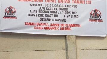 Sebut Ada Selisih 549 m^2, Tim Hukum Pelita Konstitusi Minta APH Usut Dugaan Maling Lahan Negara di Sunggal
