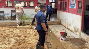 Lapas Sibolga Gelar Bakti Sosial, Bantu Pulihkan SDN 152983 Hutanabolon 1 Pascabanjir