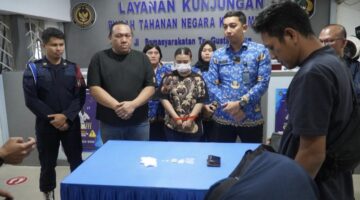 Kedapatan Simpan Diduga Sabu dan Ekstasi di Dompet, Pengunjung Rutan Kelas I Medan Diamankan